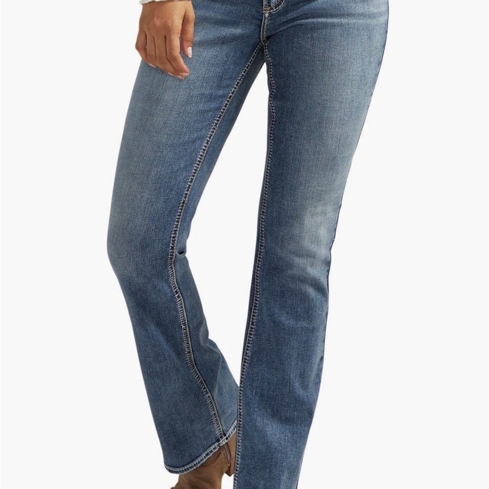 Silver Jeans Co Elyse Comfort Fit Mid Rise